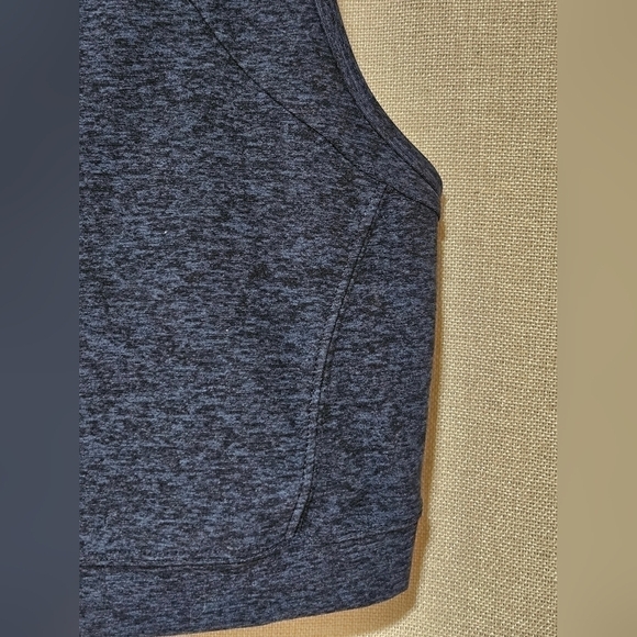 JOY LAB Blue Heathered Racerback Bra - Picture 3 of 8